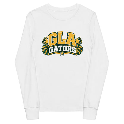 Performance | Youth Long Sleeve T-Shirt | GLA Gators Cheer Team | Crest Logo