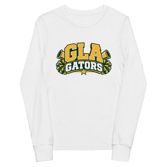 Performance | Youth Long Sleeve T-Shirt | GLA Gators Cheer Team | Crest Logo