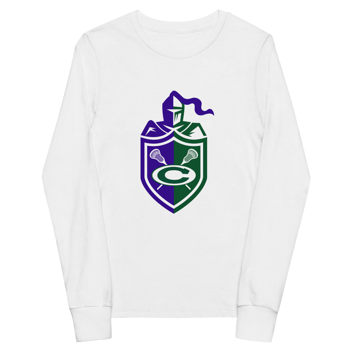 Performance | Youth Long Sleeve T-Shirt | Central West Girls Lacrosse | Crest Logo