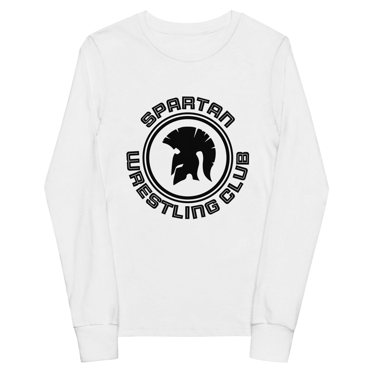 Performance | Youth Long Sleeve T-Shirt | Spartan Wrestling Club | Crest Logo