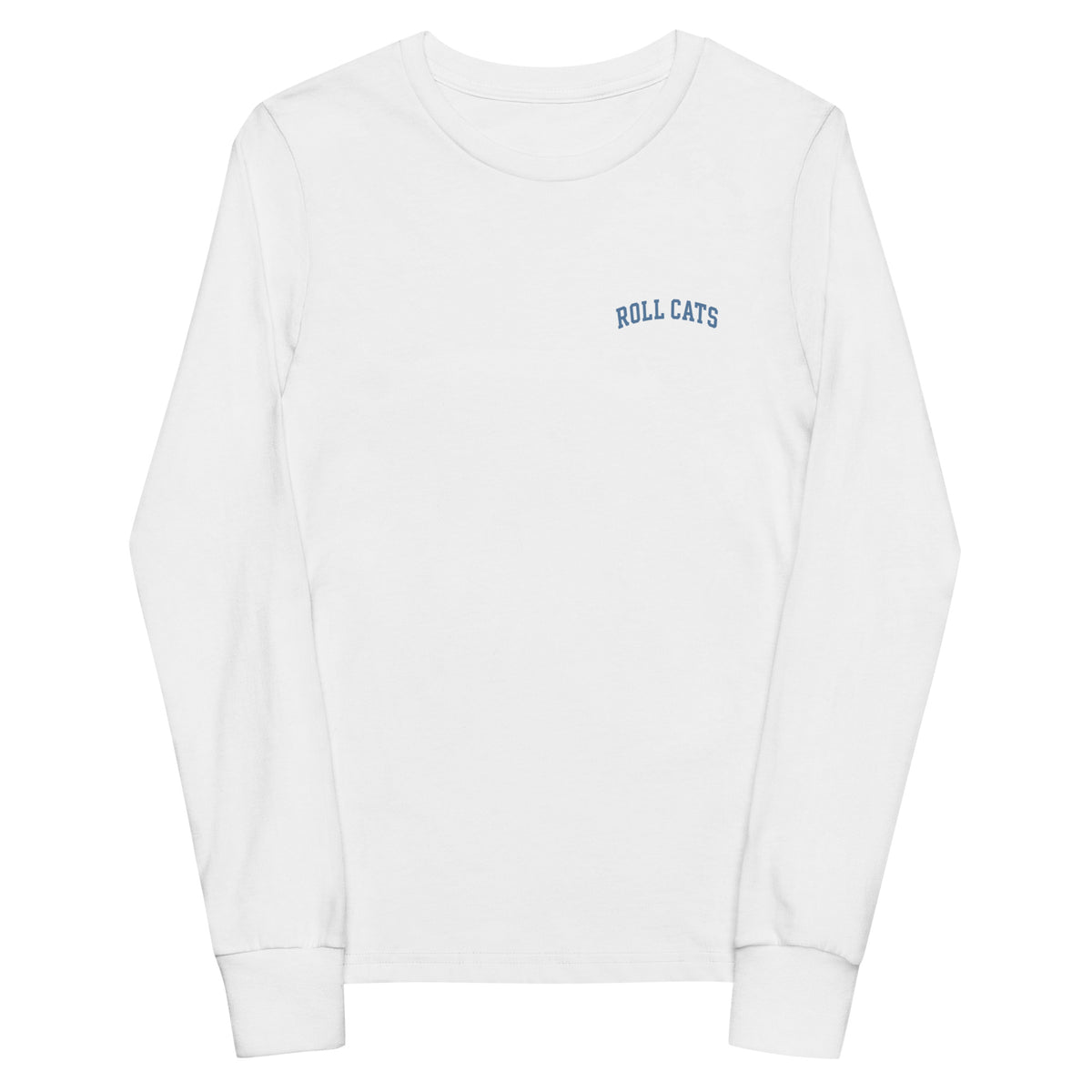 Performance | Youth Long Sleeve T-Shirt | Geneseo Mudcats | Roll Cats Script Logo