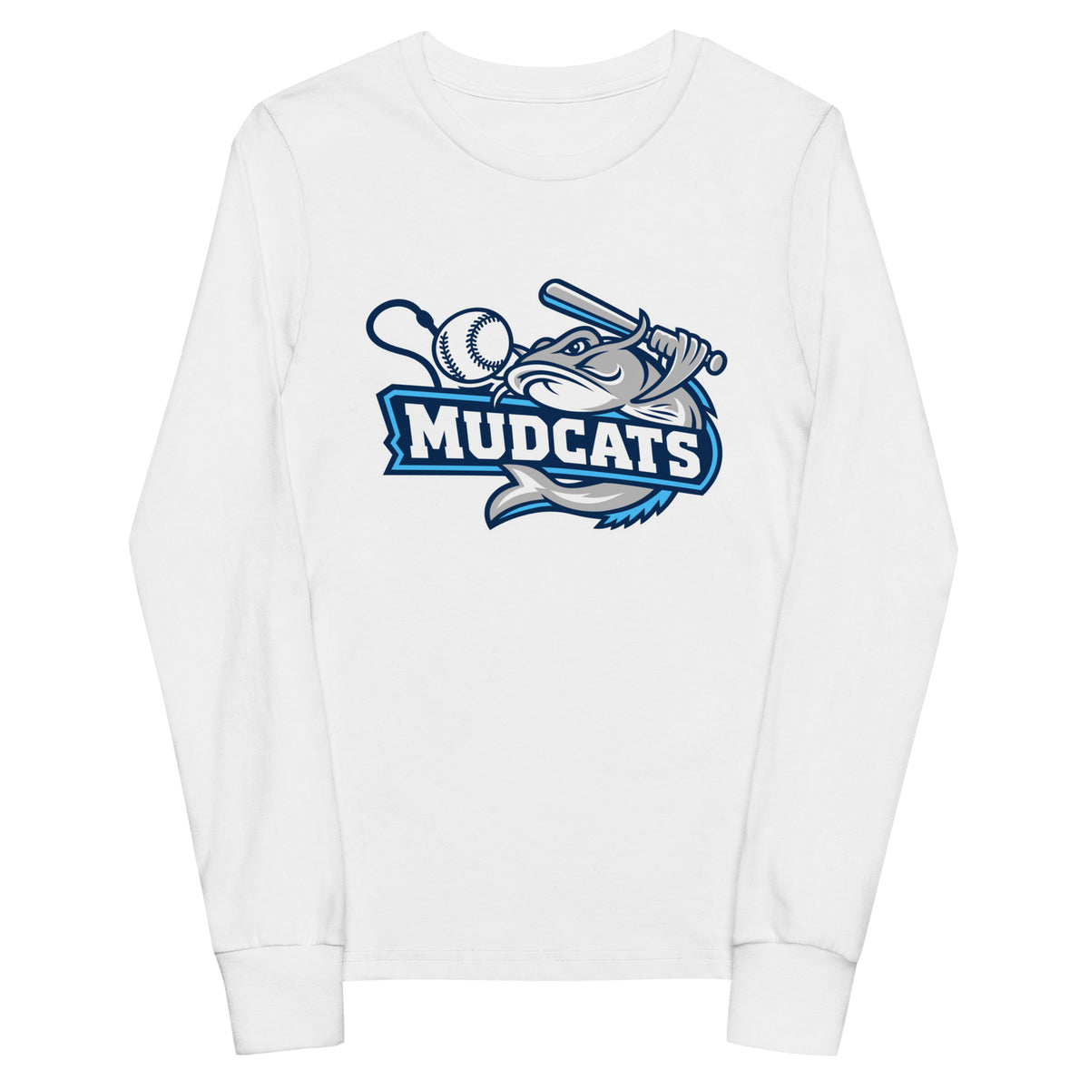 Performance | Youth Long Sleeve T-Shirt | Geneseo Mudcats | Crest Logo