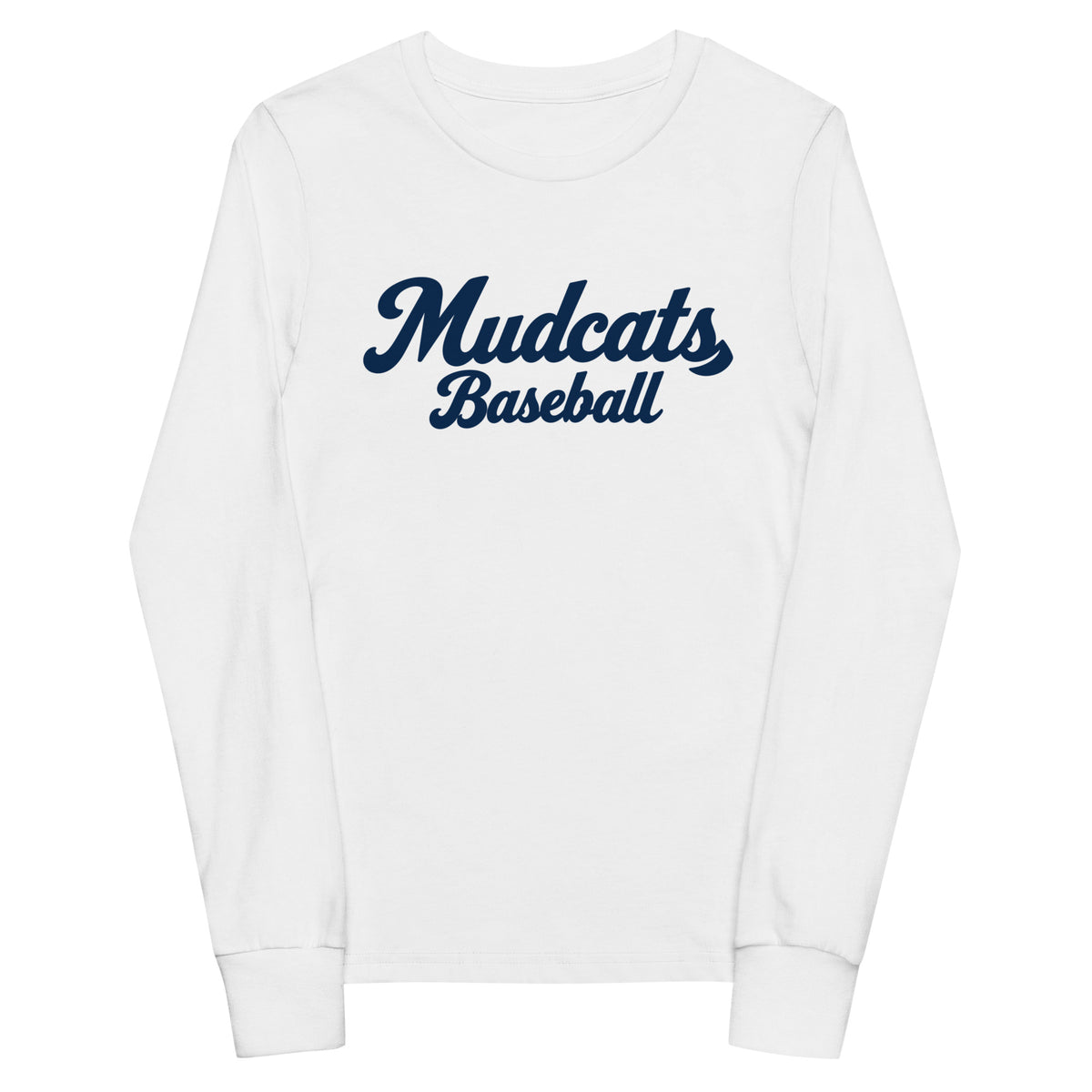 Performance | Youth Long Sleeve T-Shirt | Geneseo Mudcats | Modern Script Logo