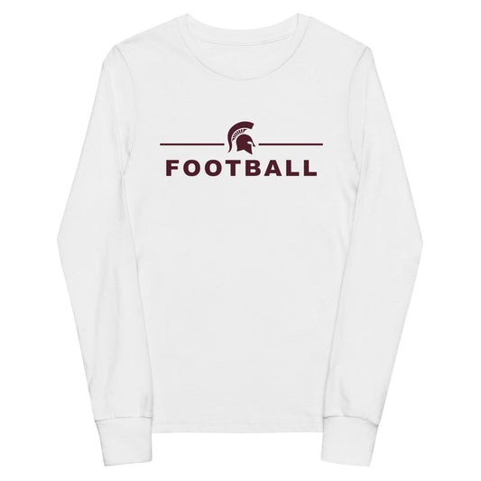 Performance | Youth Long Sleeve T-Shirt | Turpin Football | Modern Script Logo