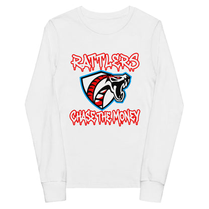 Performance | Youth Long Sleeve T-Shirt | Rattlers 2/11 | Crest Logo