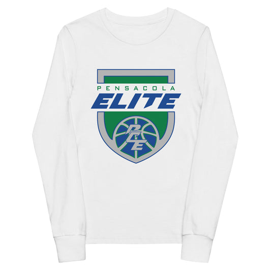 Performance | Youth Long Sleeve T-Shirt | Pensacola Elite Inc. | Shield Logo