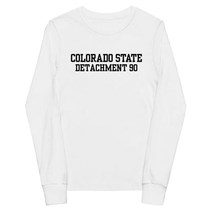 Performance | Youth Long Sleeve T-Shirt | Colorado State Detachment 90 | Modern Script Logo