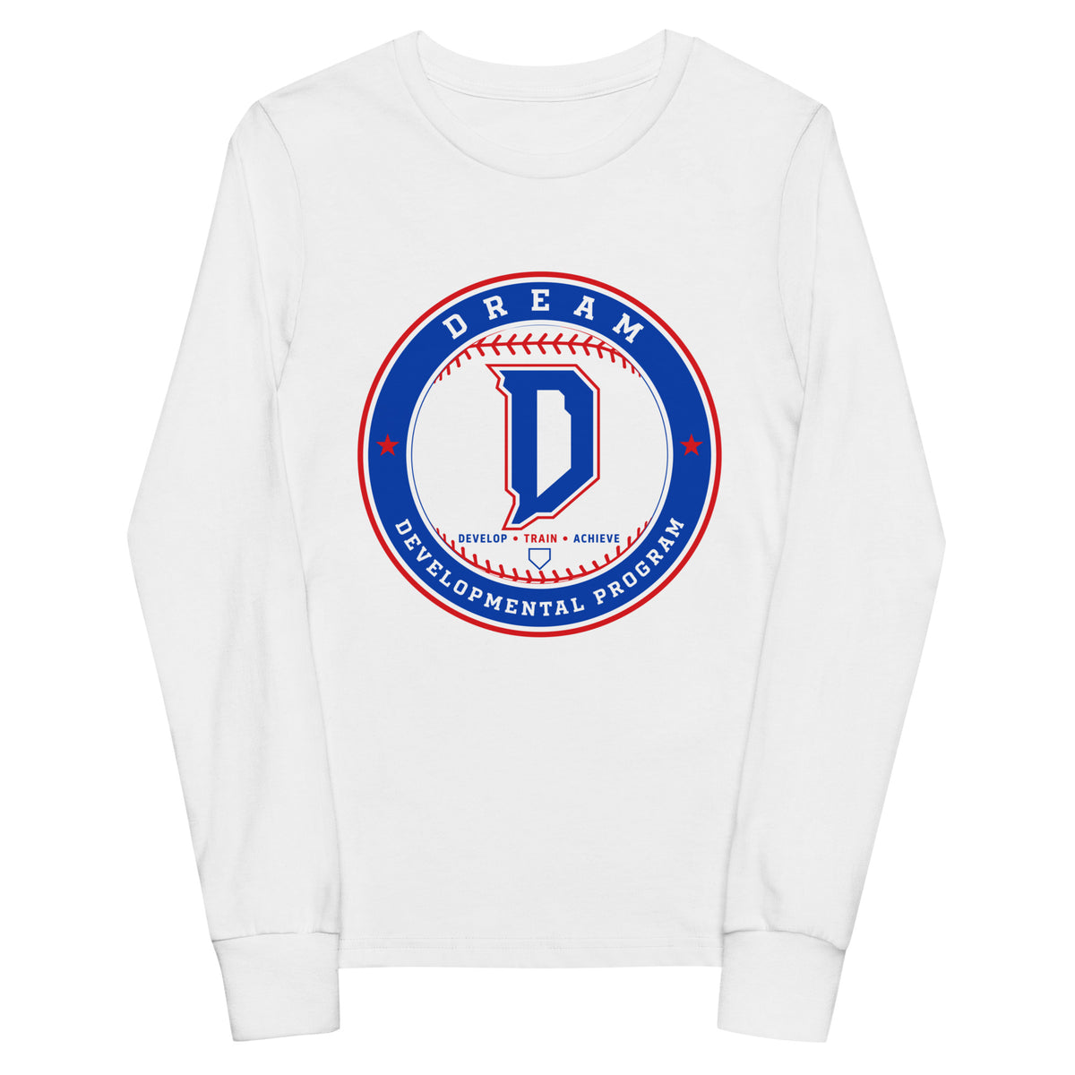 Performance | Youth Long Sleeve T-Shirt | Dream Developmental Program | Badge Logo
