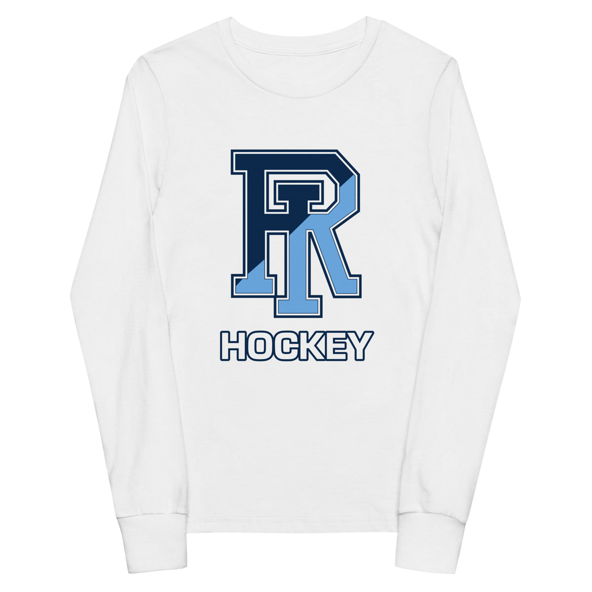 Performance | Youth Long Sleeve T-Shirt | URI Men’s Hockey | Crest Logo