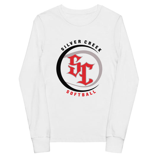 Performance | Youth Long Sleeve T-Shirt | Silver Creek 12U Schreiber | Emblem Logo