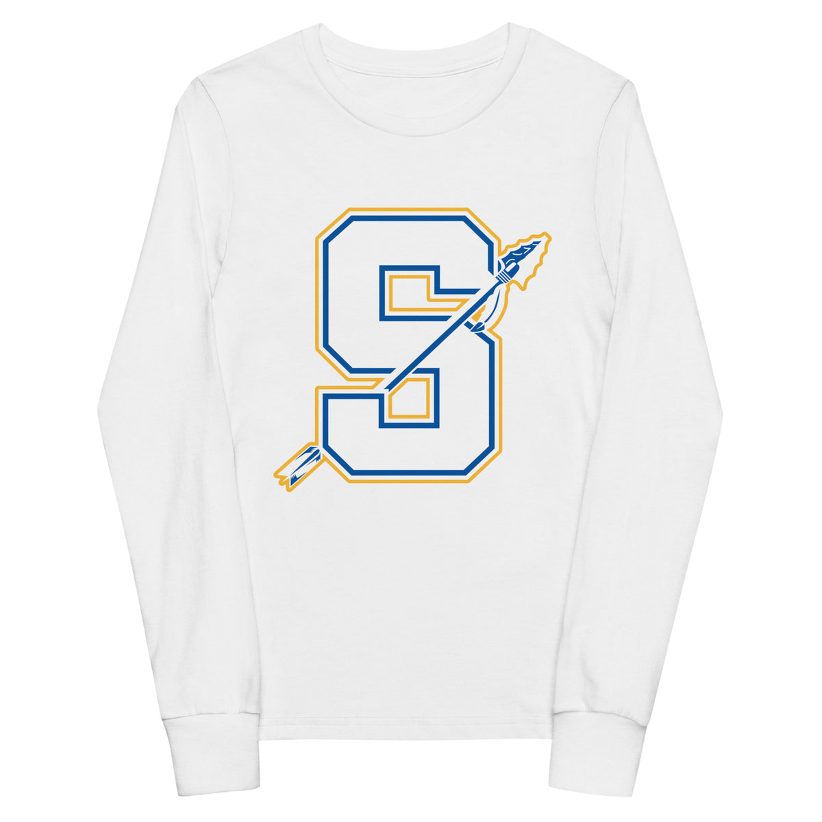 Performance | Youth Long Sleeve T-Shirt | Senatobia Warriors Baseball | Crest Logo