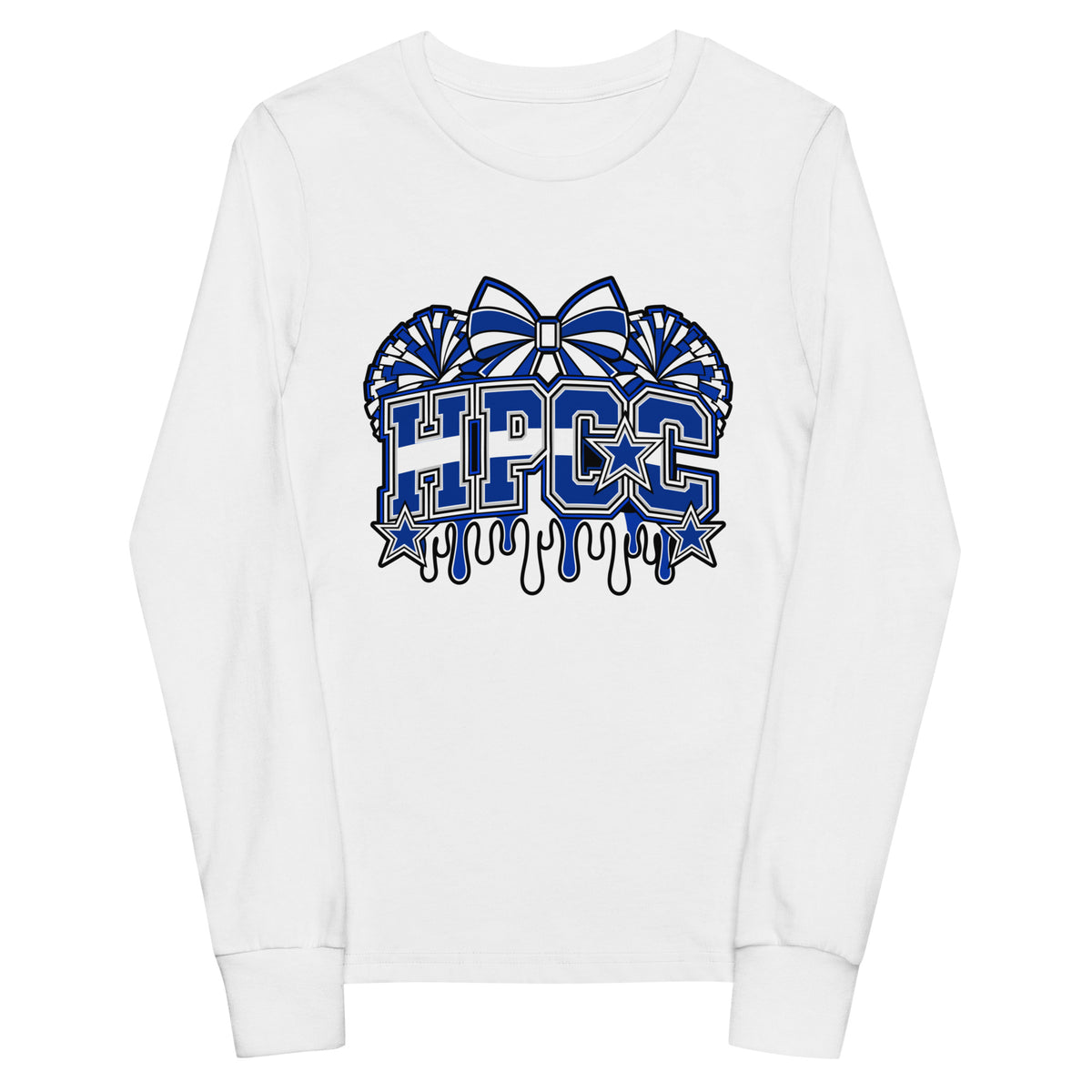 Performance | Youth Long Sleeve T-Shirt | Hyde Park Cowboys | Emblem Logo