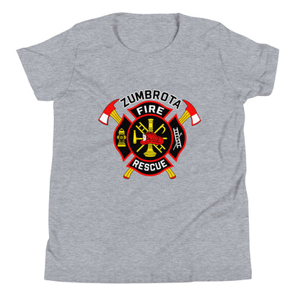 Performance | Youth T-Shirt | Zumbrota Fire Department | Vanguard Logo
