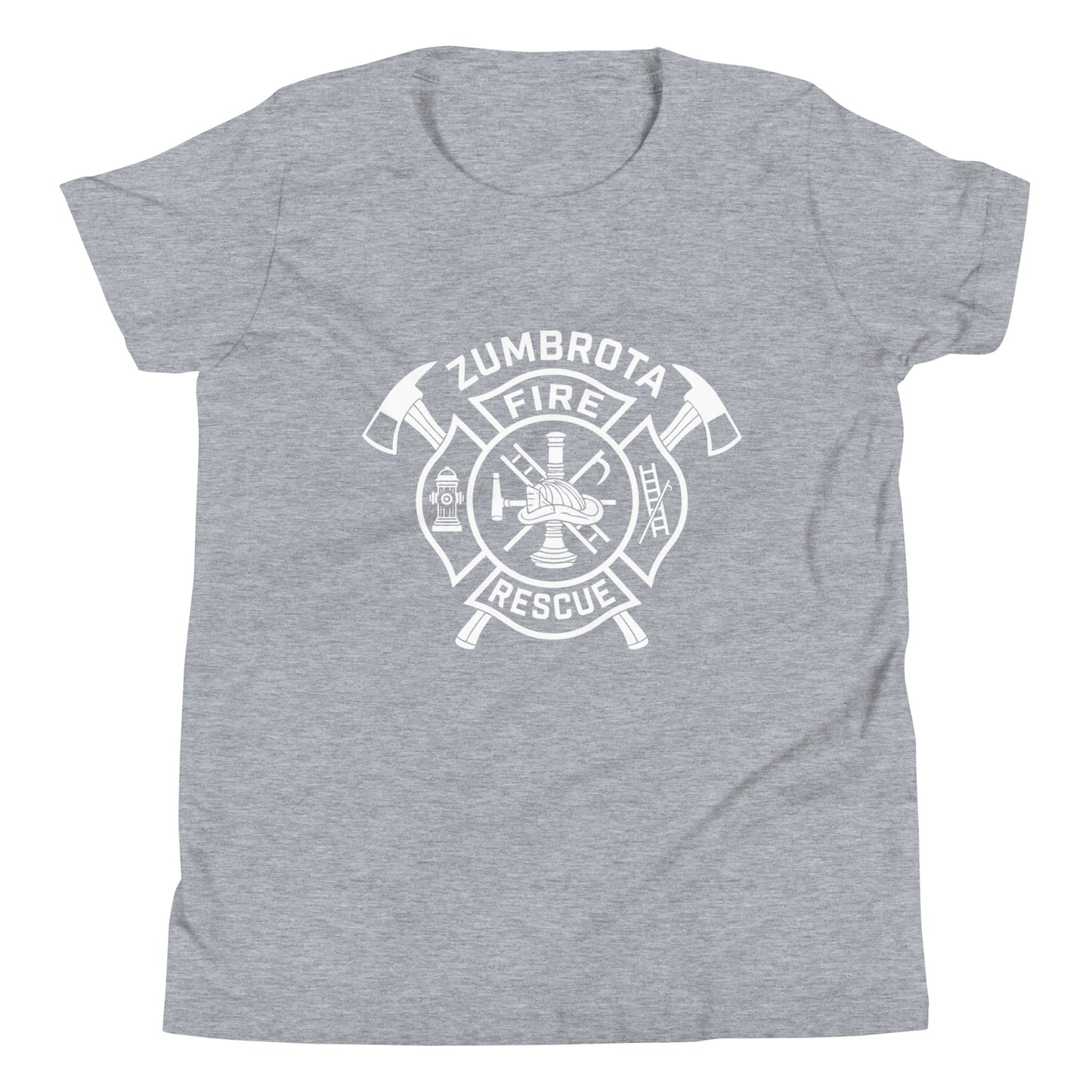 Performance | Youth T-Shirt | Zumbrota Fire Department | Crest Logo