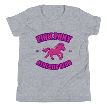 Performance | Youth T-Shirt | Pink Pony Athletic Club | Crest Logo