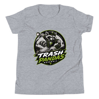 Performance | Youth T-Shirt | Trash Pandas Baseball Organization | Vanguard Logo