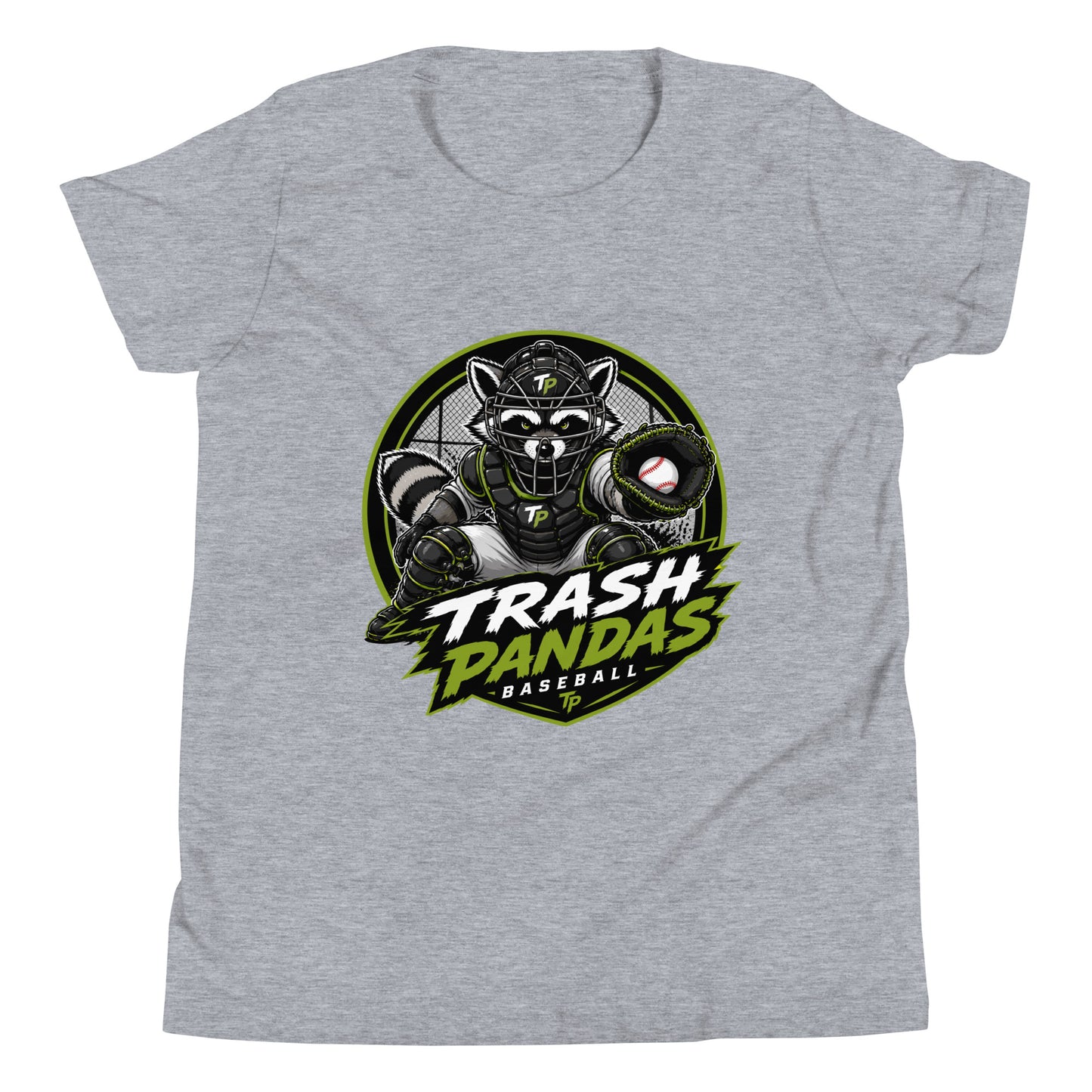 Performance | Youth T-Shirt | Trash Pandas Baseball Organization | Athletics Logo