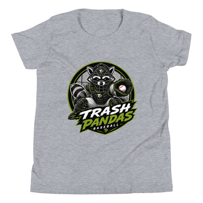 Performance | Youth T-Shirt | Trash Pandas Baseball Organization | Athletics Logo