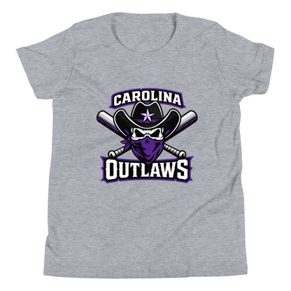 Performance | Youth T-Shirt | Carolina Outlaws Baseball | Crest Logo