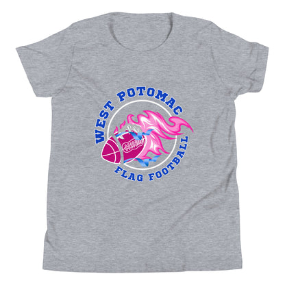 Performance | Youth T-Shirt | West Potomac Flag Football | Crest Logo