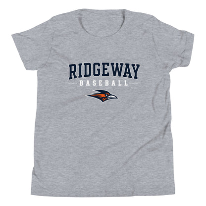 Performance | Youth T-Shirt | Ridgeway High School Baseball | Modern Script Logo