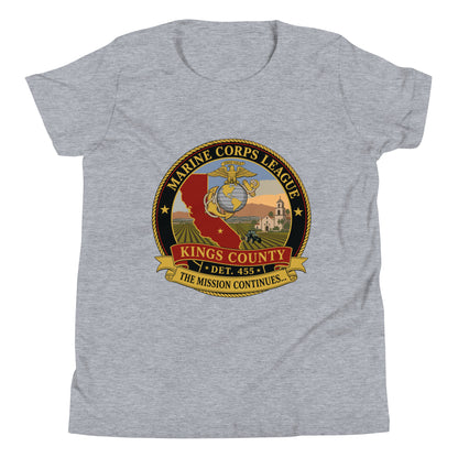 Performance | Youth T-Shirt | Marine Corps League kings County Det 455 | Shield Logo