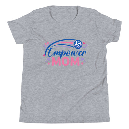 Performance | Youth T-Shirt | Empower Volleyball Club | Mom Crest Logo