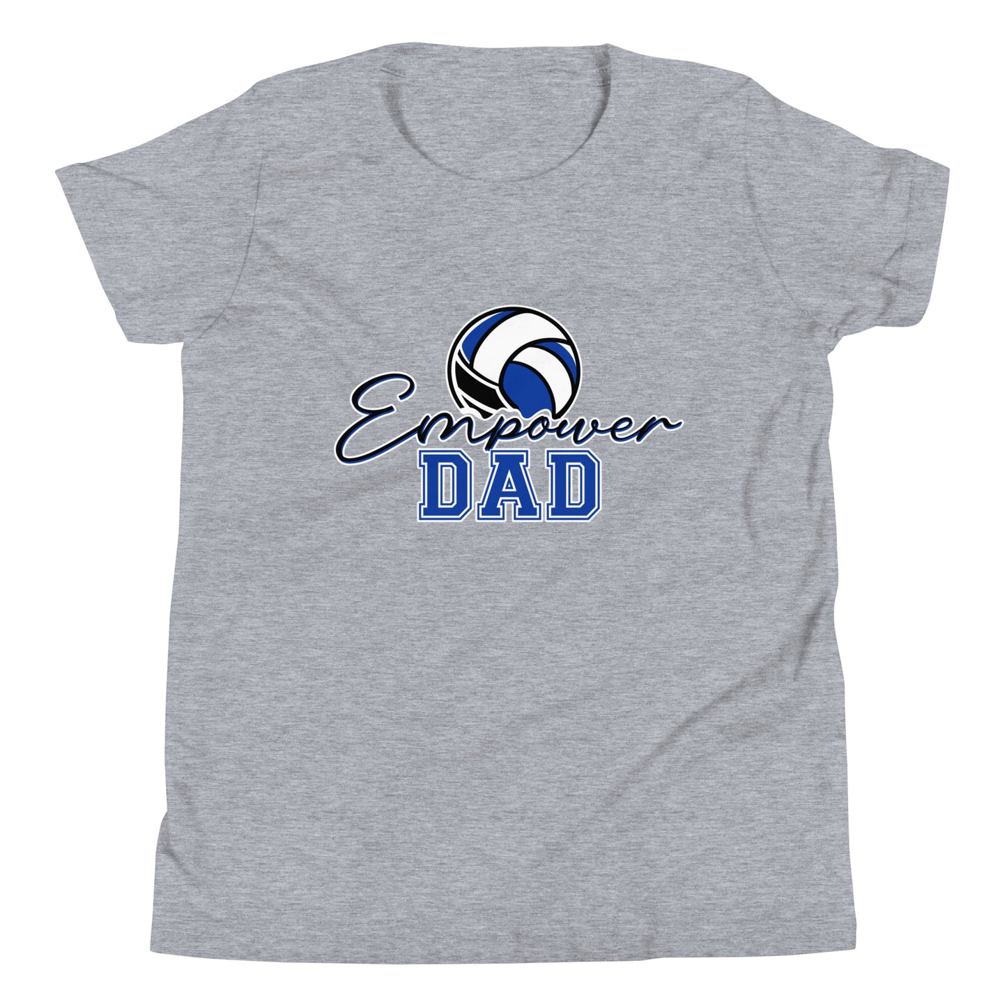 Performance | Youth T-Shirt | Empower Volleyball Club | Dad Crest Logo