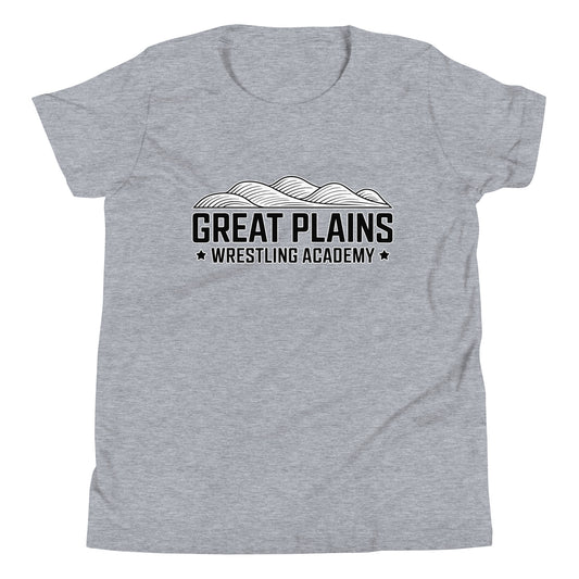 Performance | Youth T-Shirt | Great Plains Wrestling Academy | Crest Logo