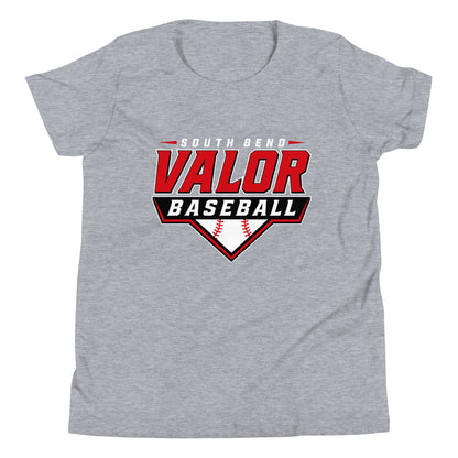 Performance | Youth T-Shirt | South Bend Valor Baseball | Vanguard Logo