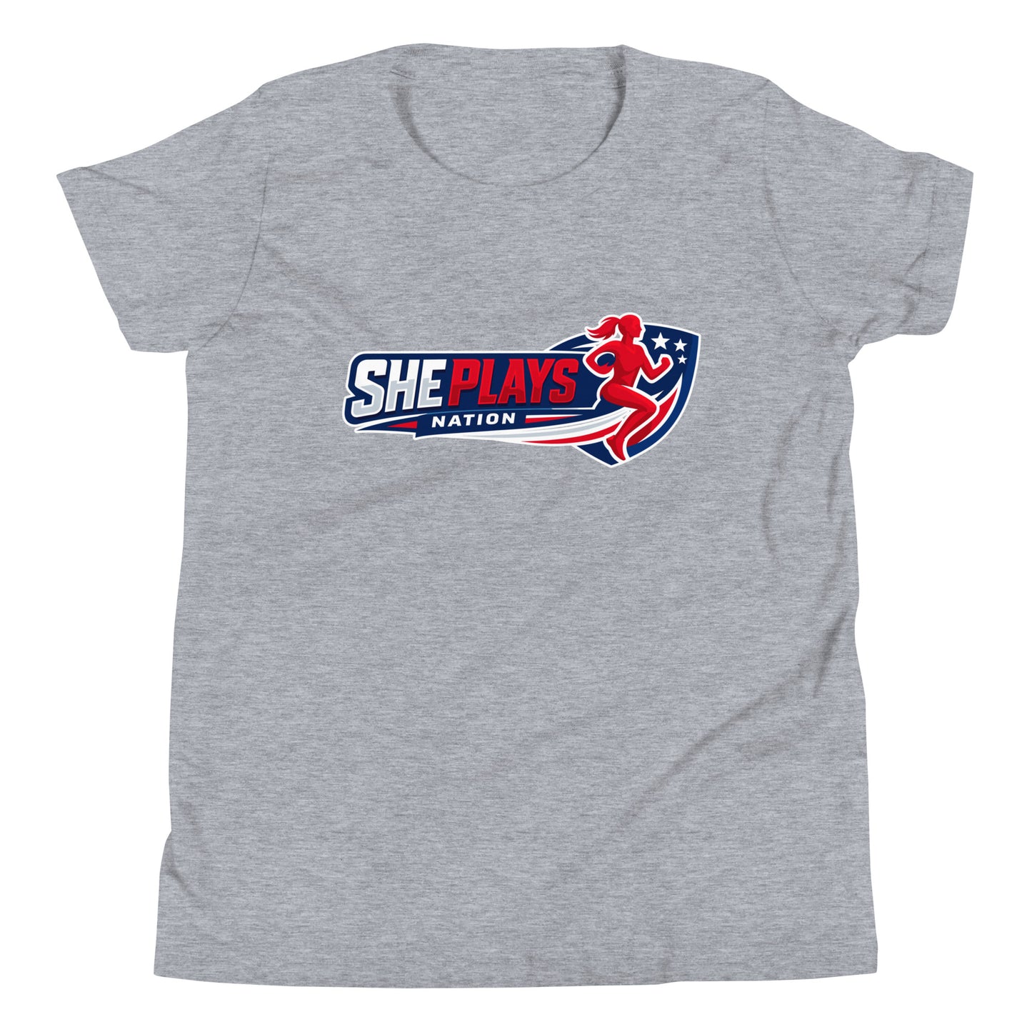 Performance | Youth T-Shirt | She Plays Nation | Crest Logo
