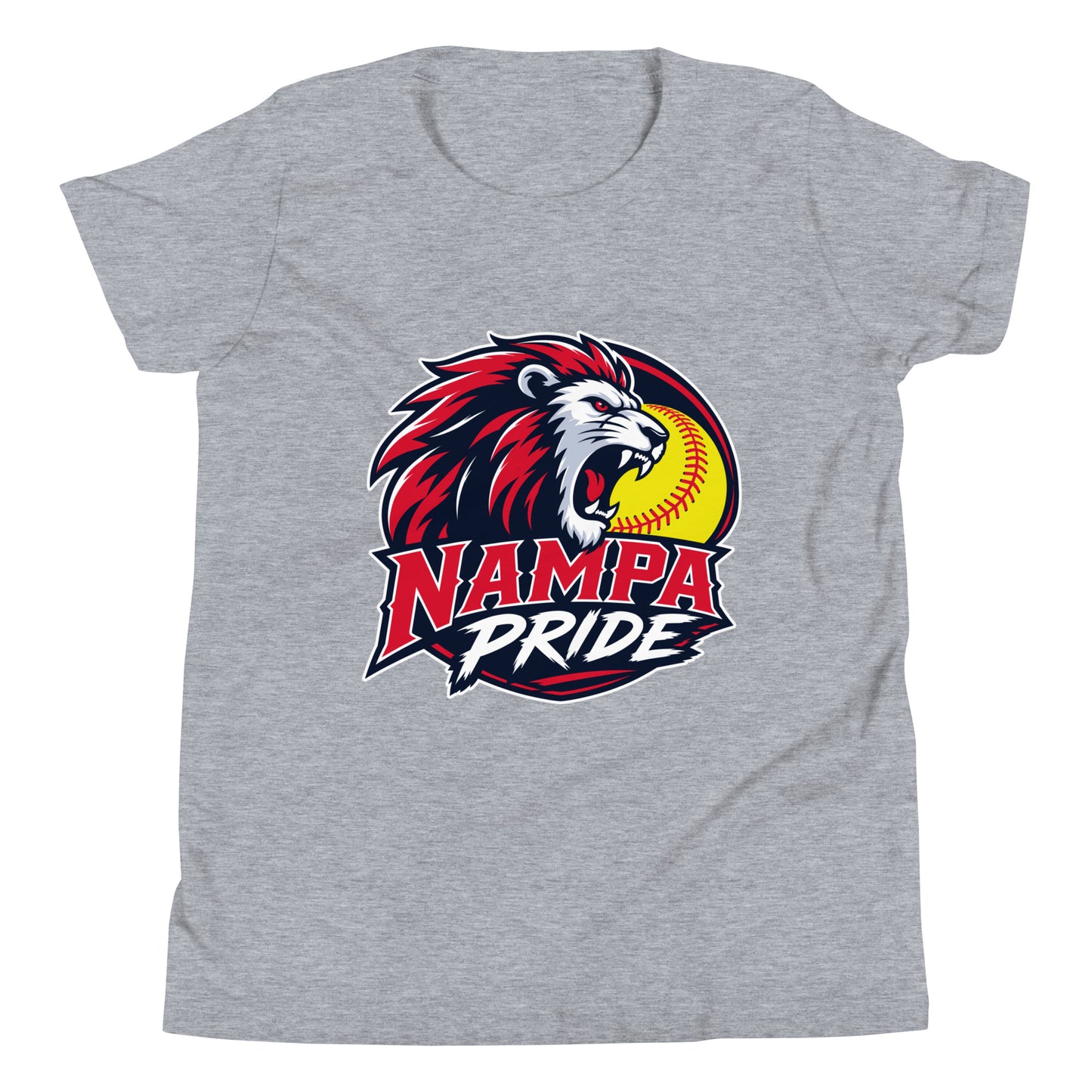 Performance | Youth T-Shirt | Nampa Pride | Lion Crest Logo