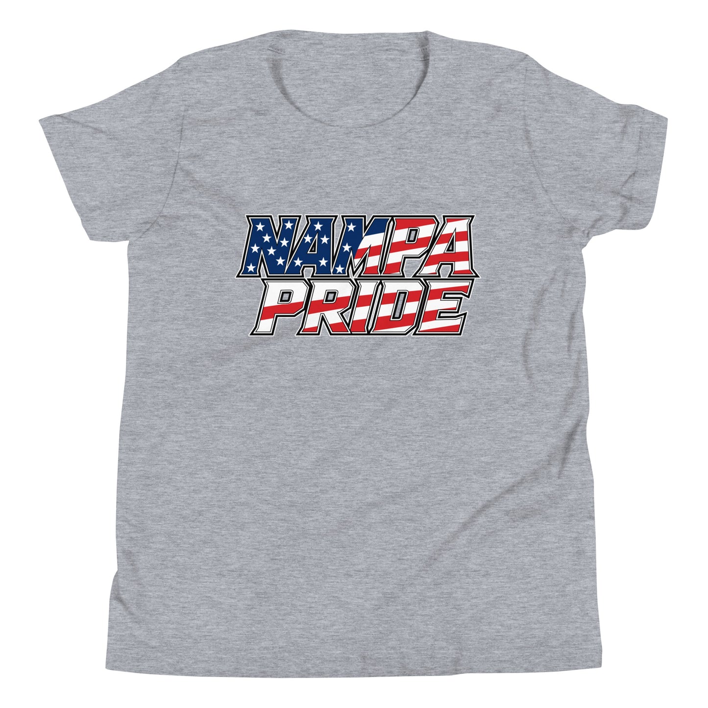 Performance | Youth T-Shirt | Nampa Pride | Modern Script Logo