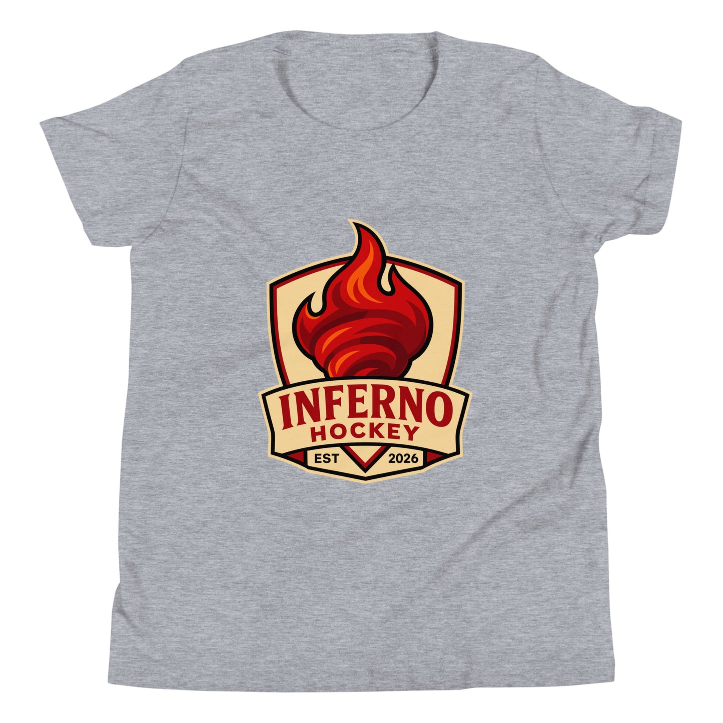 Performance | Youth T-Shirt | Inferno Hockey | Crest Logo