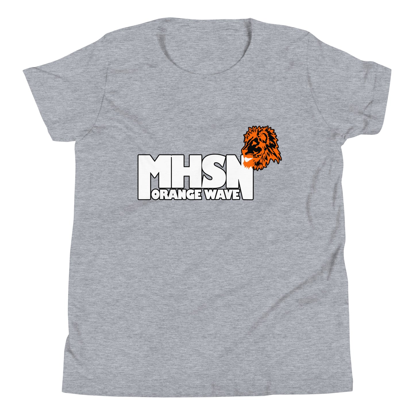 Performance | Youth T-Shirt | Orange Wave Marching Band | Crest Logo