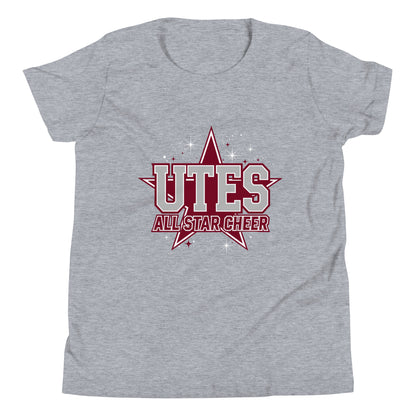 Performance | Youth T-Shirt | Utes Allstar Cheer | Crest Logo