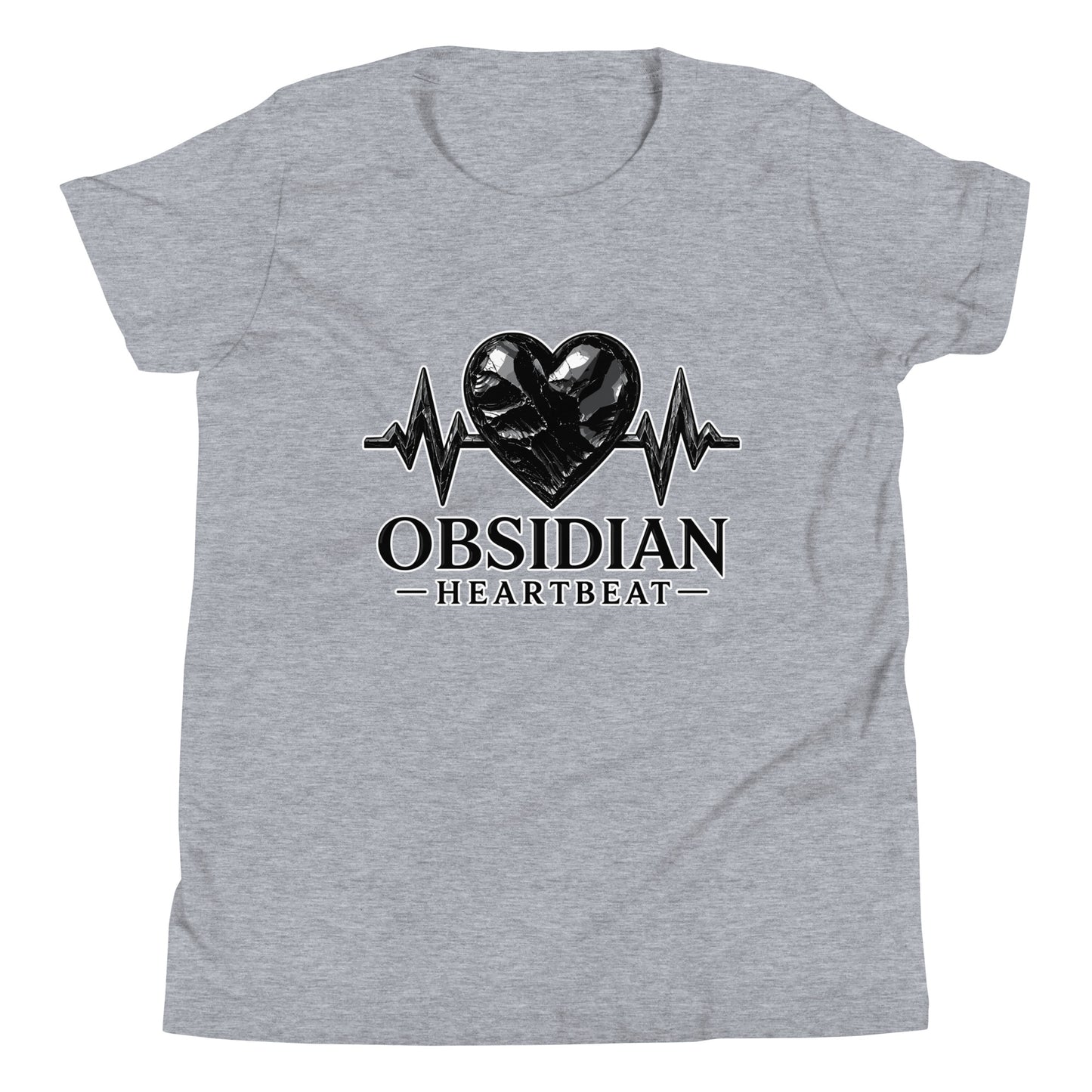 Performance | Youth T-Shirt | Obsidian Heartbeat | Pulse Athletics Logo