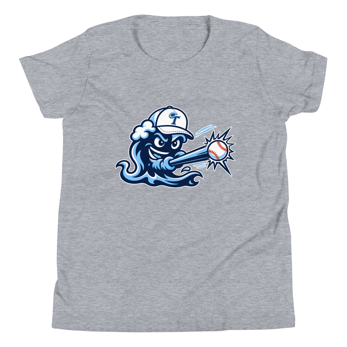 Performance | Youth T-Shirt | Long Island Tides Baseball | Mascot Logo