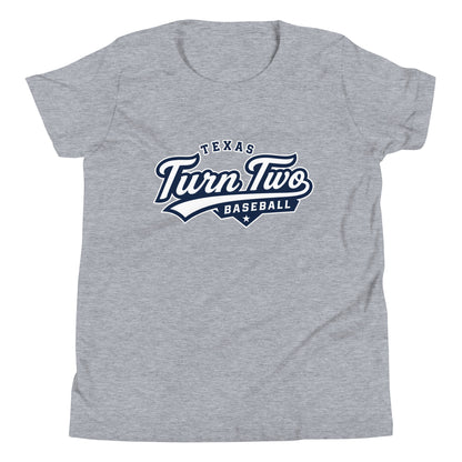 Performance | Youth T-Shirt | Texas Turn Two Baseball | Athletics Logo