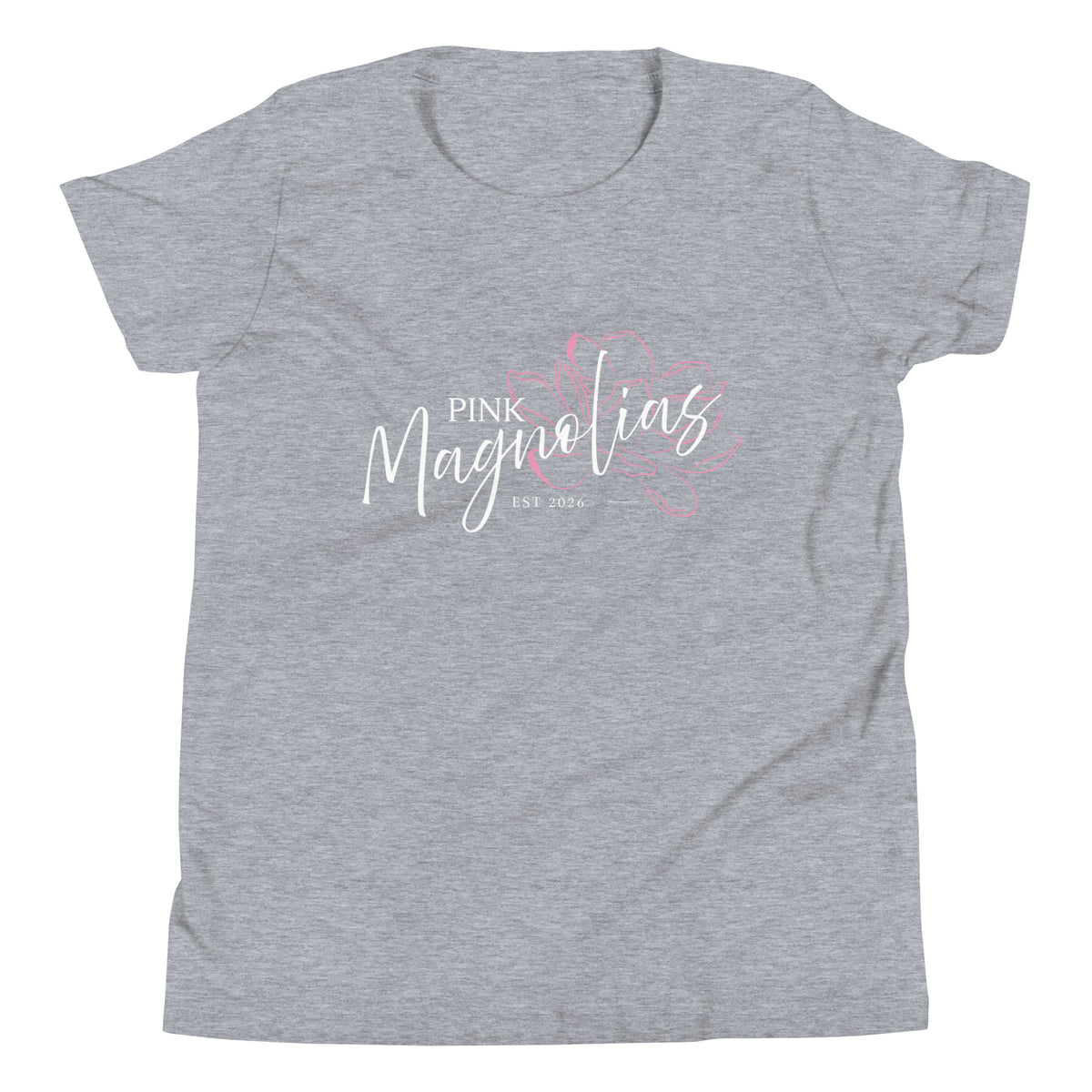 Performance | Youth T-Shirt | Pink Magnolias Dance | Modern Script Logo