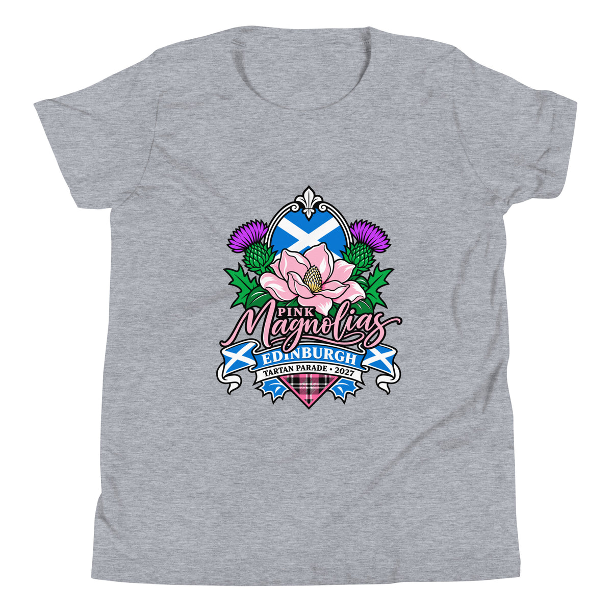 Performance | Youth T-Shirt | Pink Magnolias Dance | Valor Logo