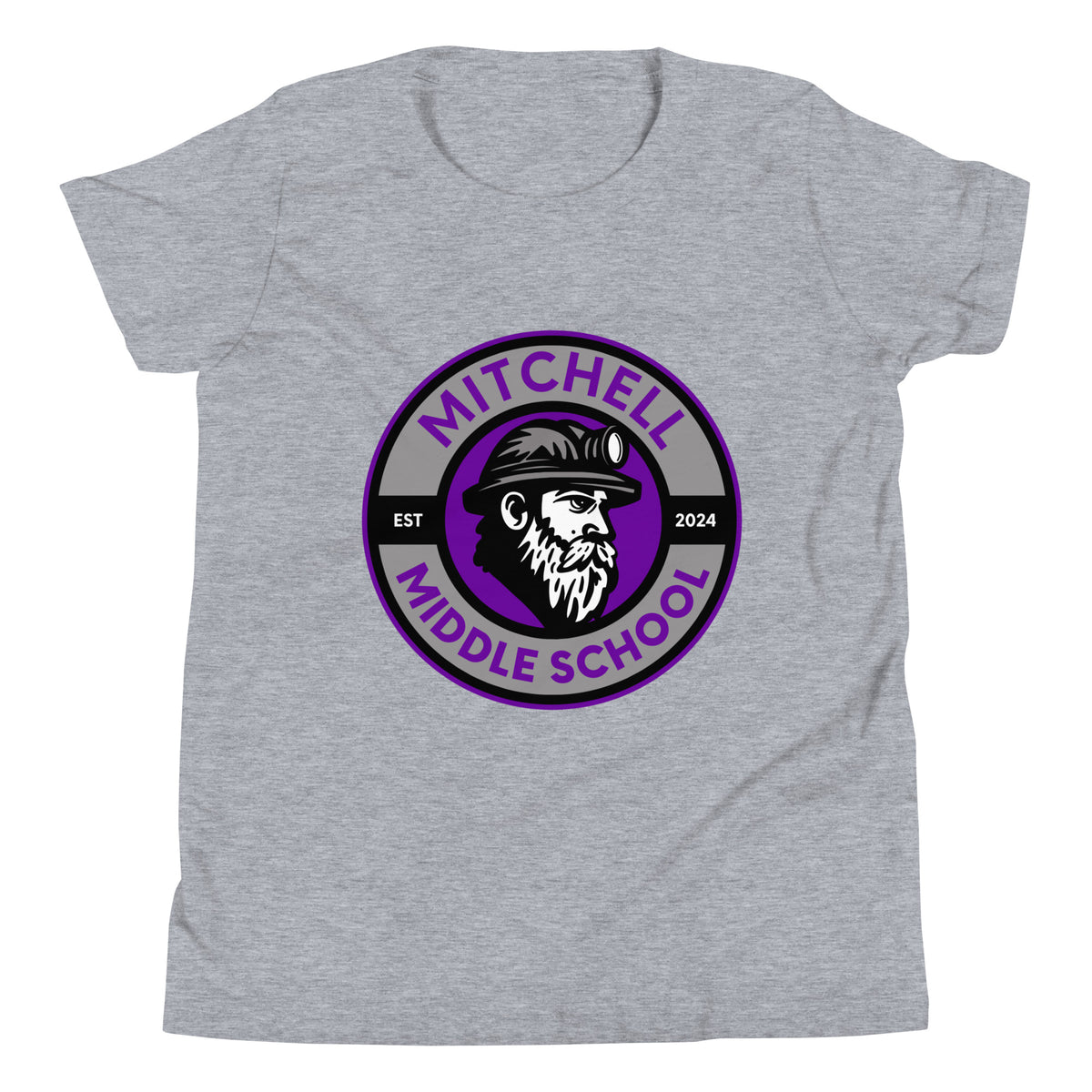 Performance | Youth T-Shirt | Mitchell Middle School Softball | Badge Logo