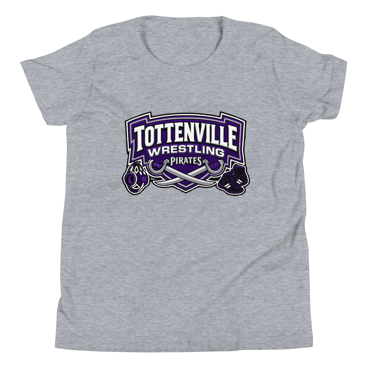 Performance | Youth T-Shirt | Tottenville wrestling club | Vanguard Logo