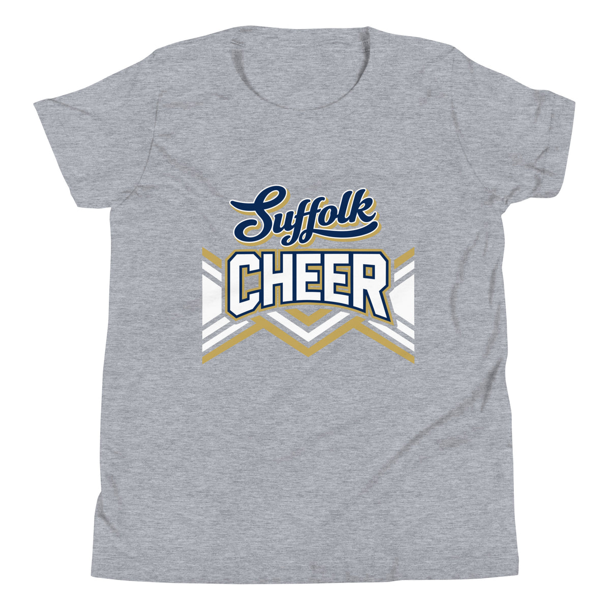 Performance | Youth T-Shirt | Suffolk University Cheerleading | Vanguard Logo