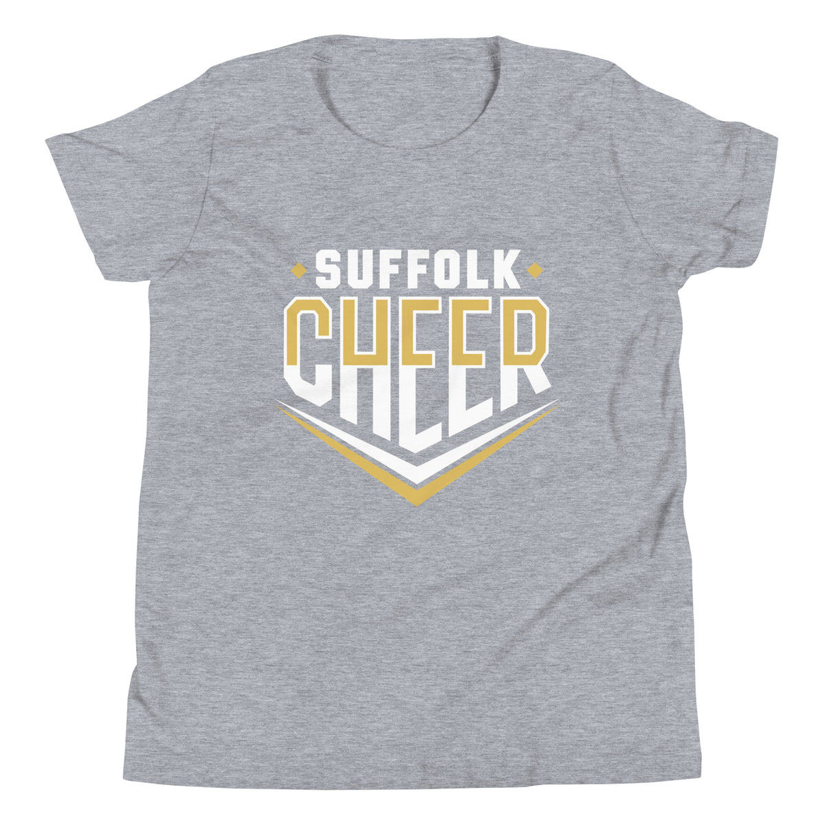 Performance | Youth T-Shirt | Suffolk University Cheerleading | Emblem Logo