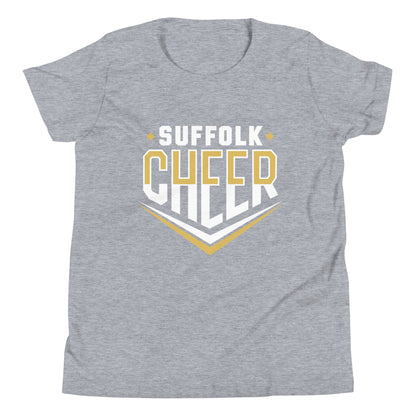 Performance | Youth T-Shirt | Suffolk University Cheerleading | Emblem Logo