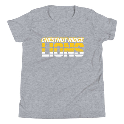 Performance | Youth T-Shirt | Chestnut Ridge Lions Football | Script Logo