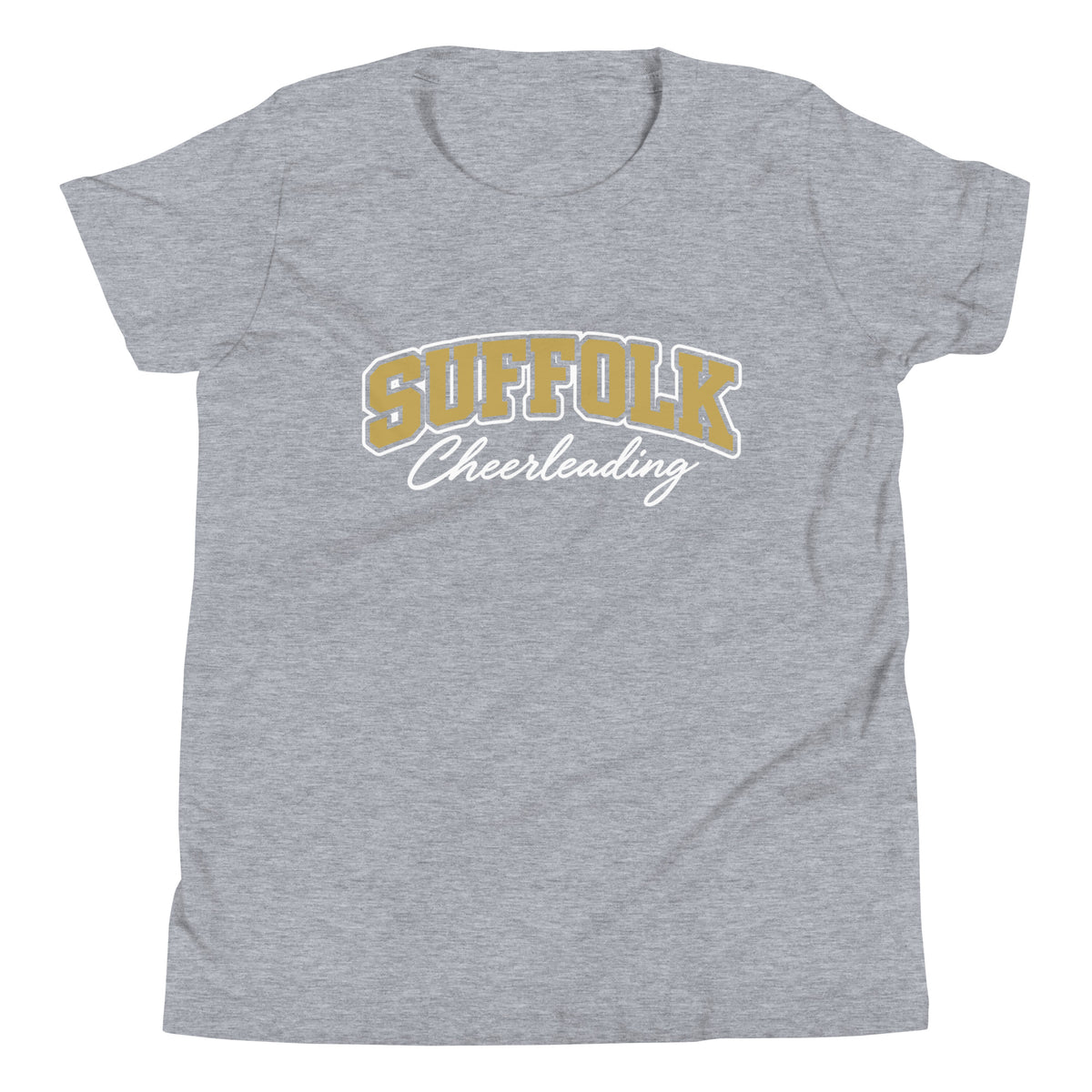 Performance | Youth T-Shirt | Suffolk University Cheerleading | Valor Logo