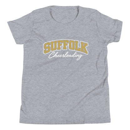 Performance | Youth T-Shirt | Suffolk University Cheerleading | Valor Logo