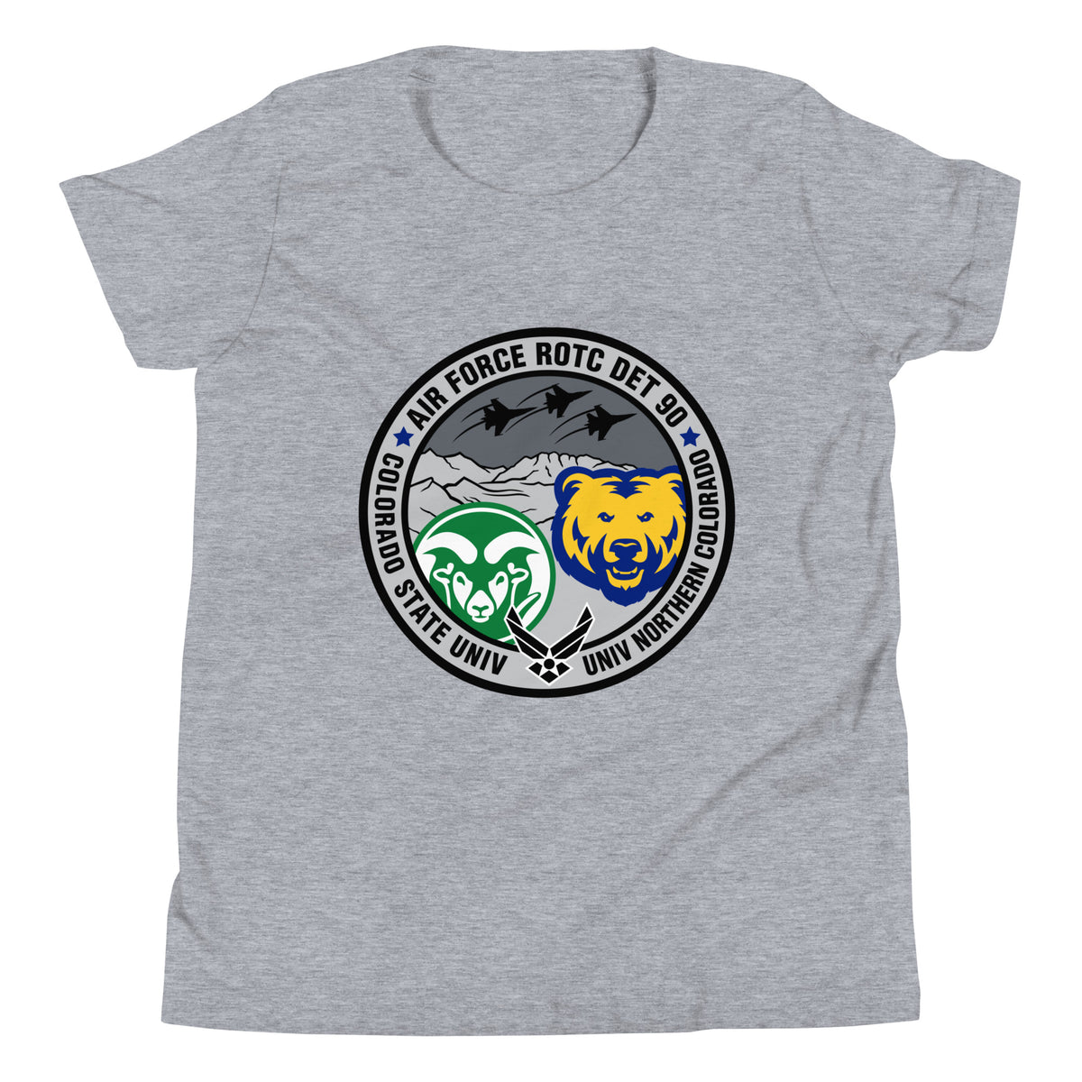 Performance | Youth T-Shirt | Colorado State Detachment 90 | Badge Logo